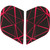 Icon Alliance Helmets Replacement Sideplates Crysmat Pink