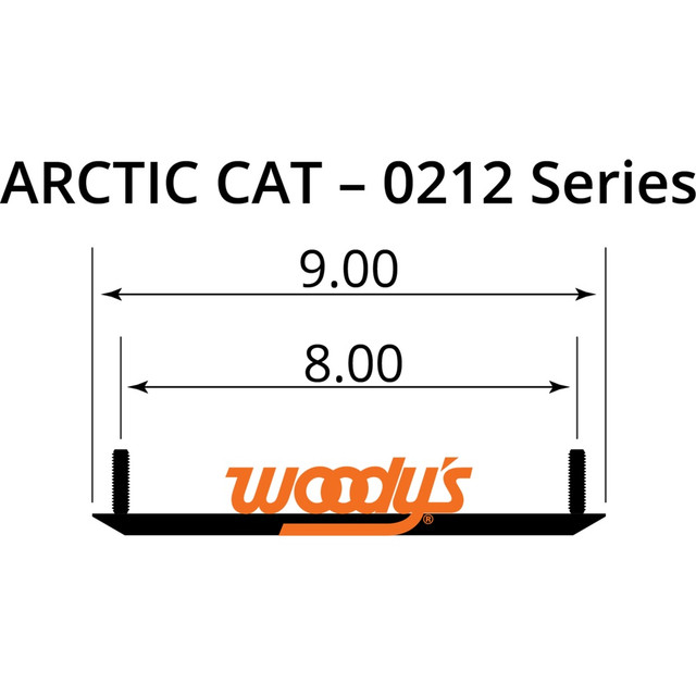 Woody's 2018-2020 Arctic Cat ZR 120 Wear Bars for Mini Sleds - Standard ...