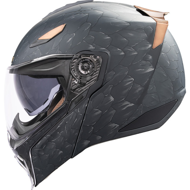 Icon Threshold Nocturnal 2 Modular Helmet - Sportbike Track Gear