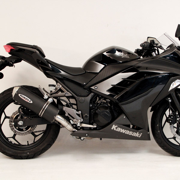 Hindle Evolution Full Exhaust System Kawasaki Ninja 250 08 12