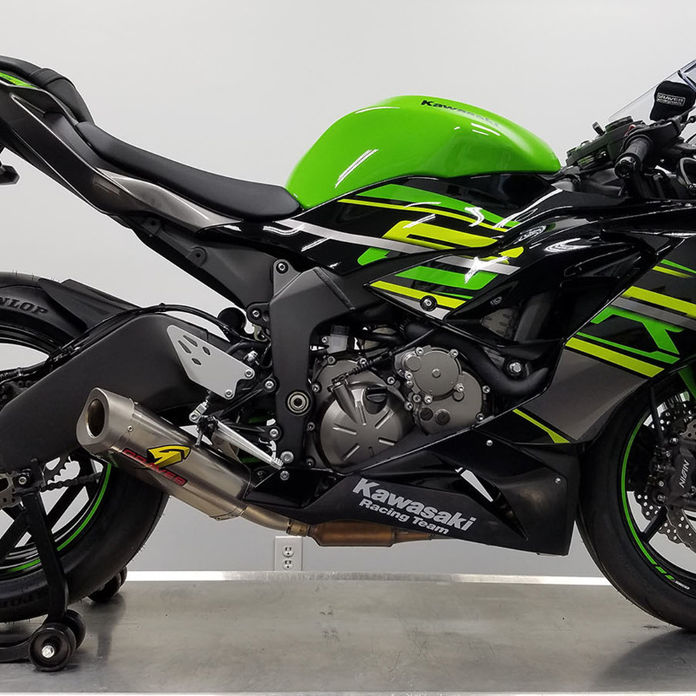 Graves Motorsports Kawasaki ZX6R 20192022 Cat Back Exhaust System