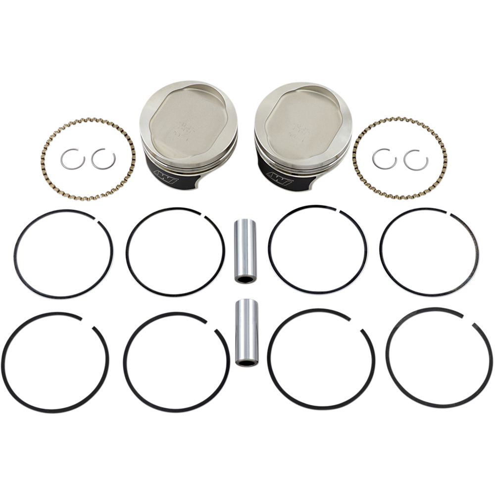 Wiseco 40213P2 Wiseco Tracker Series Sportster 883-1200 101 CR Piston Kit