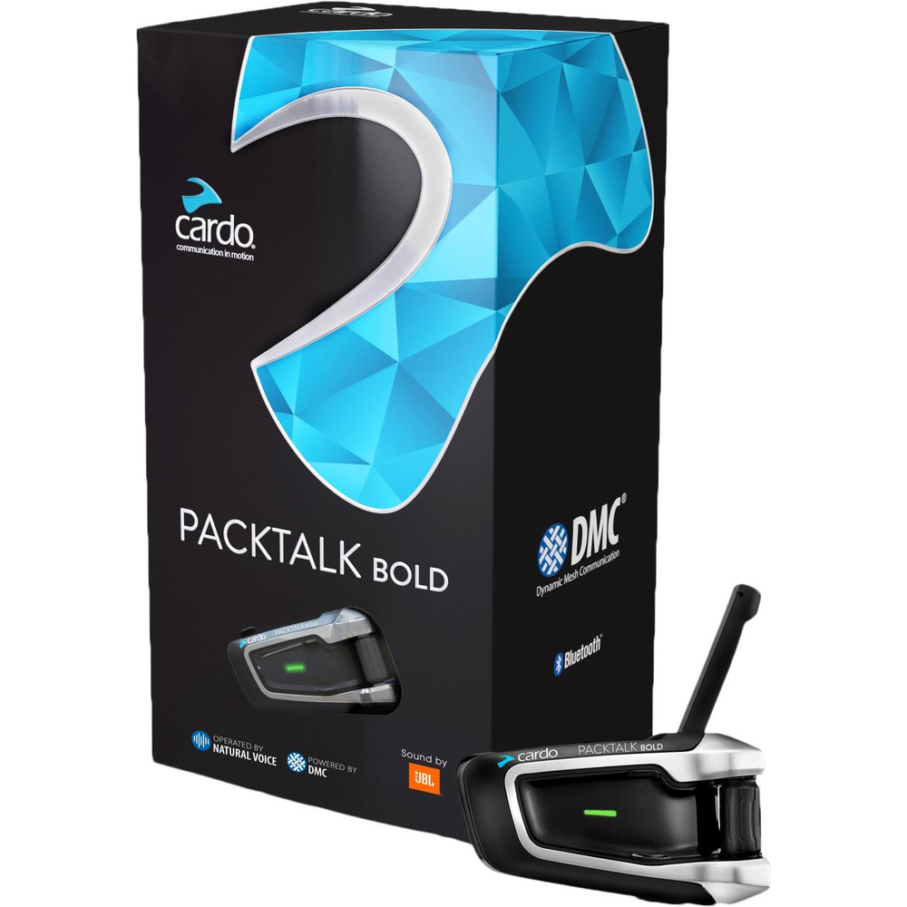 Cardo Systems Packtalk Bold Bluetooth Headset - Sportbike Track Gear