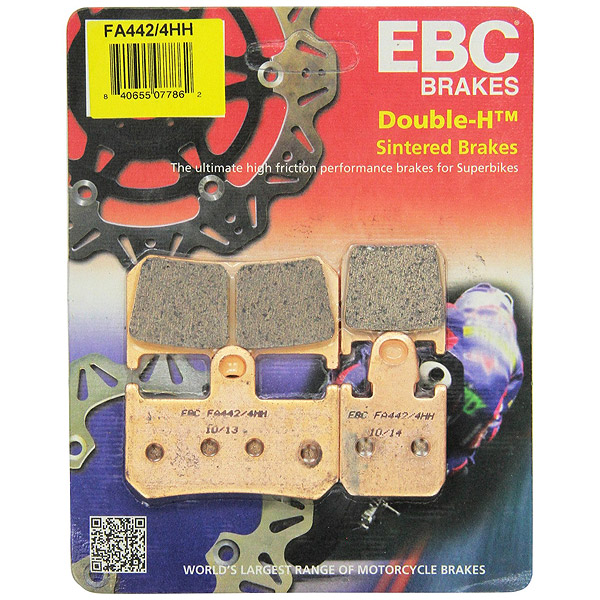 EBC BMW S1000RR ABS 10-18 Double-H Sintered Metal Front Brake Pads