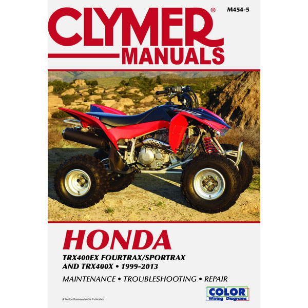 Clymer Honda Trx400ex Fourtrax Sportrax Amd Trx400x 99 13 Service Manual