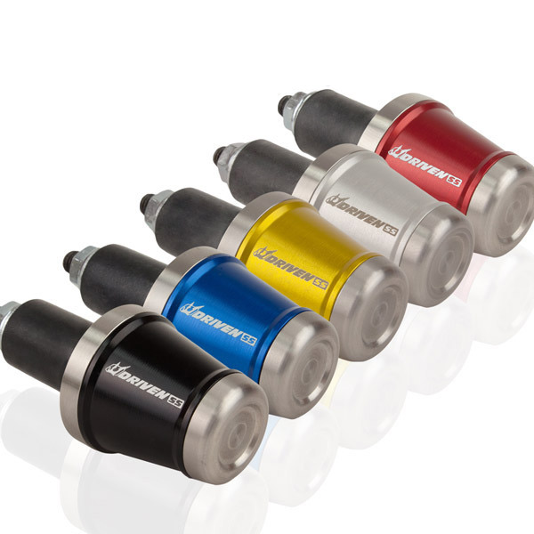 Driven SS Bar End Weights Sportbike Track Gear