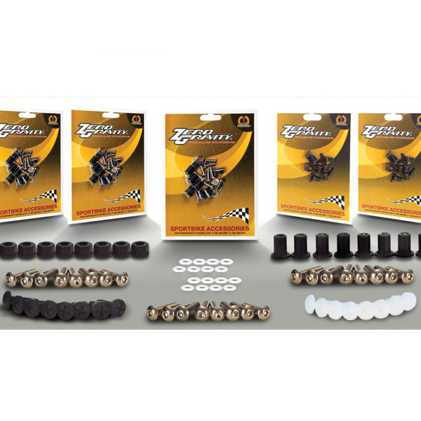 Zero Gravity Fastener Kits Sportbike Track Gear