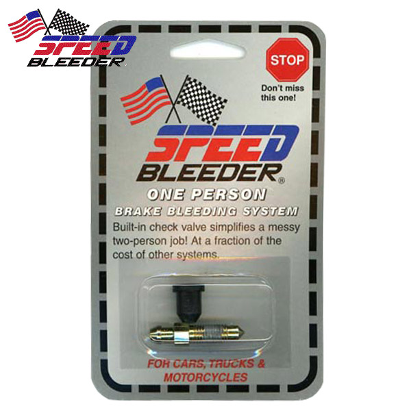 Speed Bleeder Motorcycle Brake Bleeder Screws Sportbike Track Gear