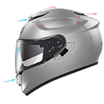 Shoei GT-Air Swayer Helmet Ventilation