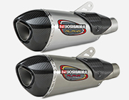 Yoshimura japan TRI GSXR 1000 01-04/GSXR 600 01-05/GSXR 750 00-05  Homologated Stainless Steel Oval Muffler Silver