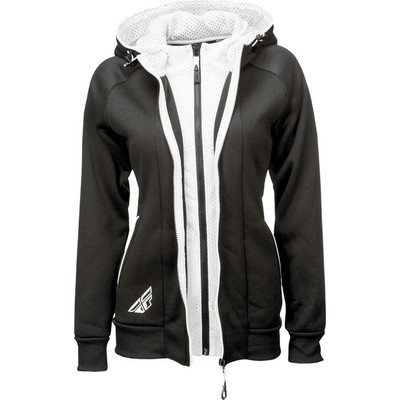 Fly Racing Women's Track Zip Up Hoodie - Sportbike Track Gear