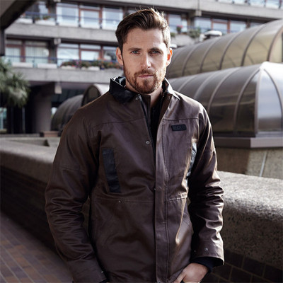 Knox-Leonard-Wax-Jacket-Brown-