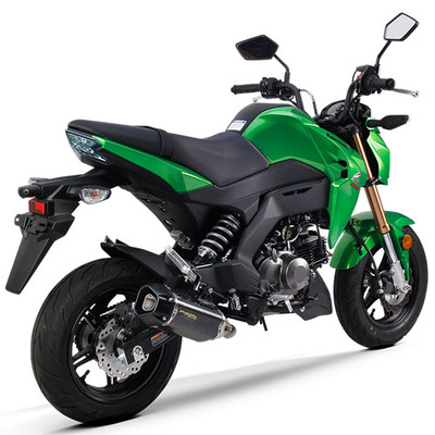 品質満点 Two Brothers Kawasaki Z125 Pro 2017-2025 Tarmac Full Exhaust ラケット