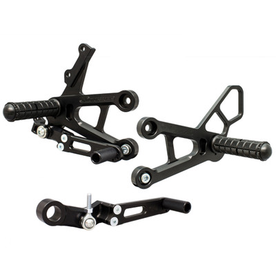 Woodcraft Suzuki GSXR-1000 2017-2026 Complete Rearset Kit
