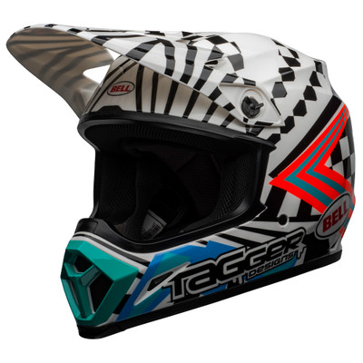 Bell MX-9 MIPS Tagger Check Me Out Helmet [Large] - Sportbike