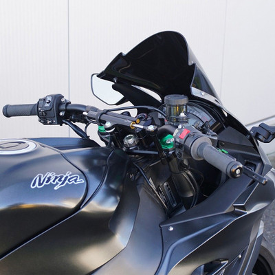 zx10rパーツ ABM Kawasaki ZX10R ABS 2016-2026 Handlebar Riser Kit