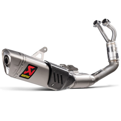 YZF-R7 AKRAPOVICレーシングラインフルエキゾーストシステム セット Akrapovic Yamaha R7 2022-2025 Racing Line Street Full Exhaust System