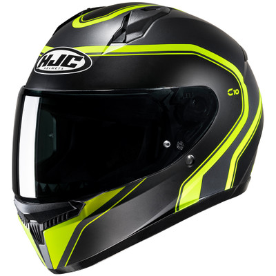 hjc cl 10 motorcycle helmet i90 Lark MD face helmet designed for riders of all ages HJC C10 Elie Helmet Yellow