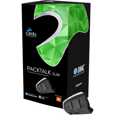 Cardo Systems Packtalk Slim Bluetooth Headset - Sportbike Track Gear