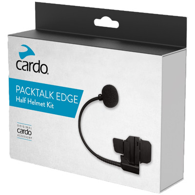 Cardo Systems Packtalk EDGE Half Helmet Kit - Sportbike Track Gear