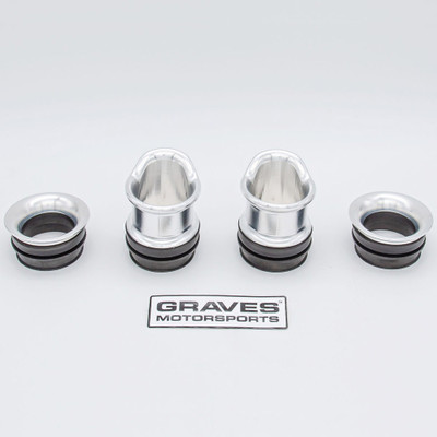 Graves Motorsports Kawasaki ZX6R 2009-2026 VE2 Velocity Stacks Silver