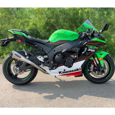 Hindle Evo Megaphone Full Exhaust System Kawasaki ZX10R 2021-2026