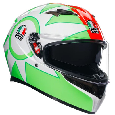 AGV K3 SV XLサイズ ROSSI MUGELLO シールド2枚付き AGV K3 Rossi Mugello 2018 Helmet - Sportbike Track Gear