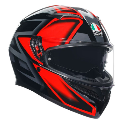 AGV K3 Helmet - Compound Black/Red XL