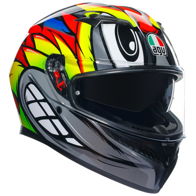 AGV K3 Birdy 2.0 Helmet - Gray/Yellow/Red XL AGV K3 Birdy 2.0 Helmet - Gray/Yellow/Red XL