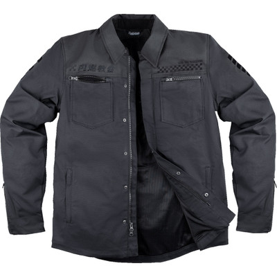 Icon Upstate Canvas National Jacket - Sportbike Track Gear