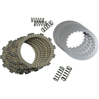 Caltric Clutch Friction Plates For Honda CR125R 1981-1982 – Kevlar 8-Tooth Set