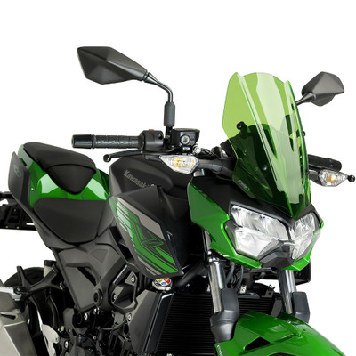 中古　Puig スクリーン KAWASAKI Z400 Z250 19-24 puig-new-generation-sport-