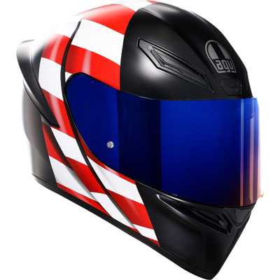 AGV K1 S US Flag Red/White/Blue Helmet - Sportbike Track Gear
