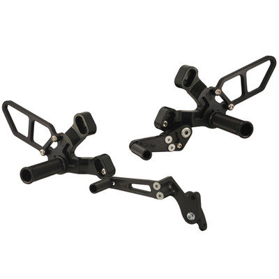 Woodcraft Ducati 848/1098/1198 Rearsets Complete Kit - Sportbike