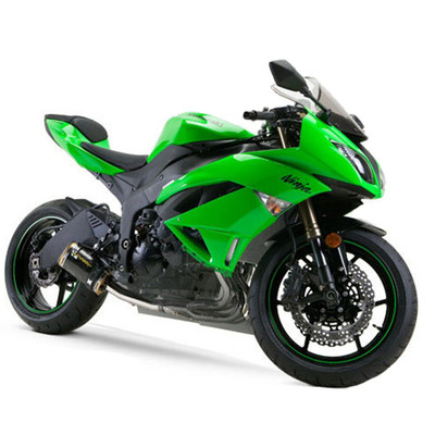 Two Brothers Kawasaki ZX6R 2009-2026 M-2 Black Series Full Exhaust