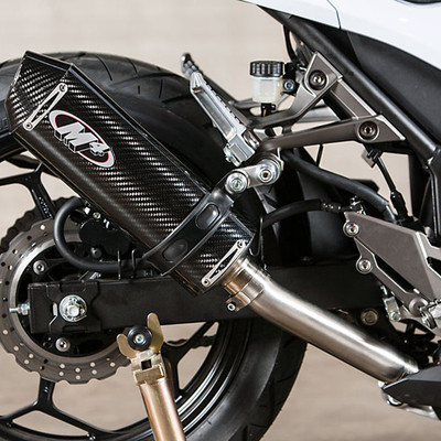 M4 Kawasaki Ninja 300 2013-2017 Standard Mount Slip On Exhaust