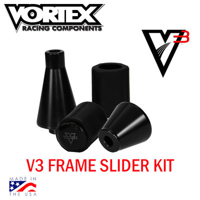 Vortex V3 Frame Sliders Kawasaki ZX-6R/RR 05-06 - Sportbike
