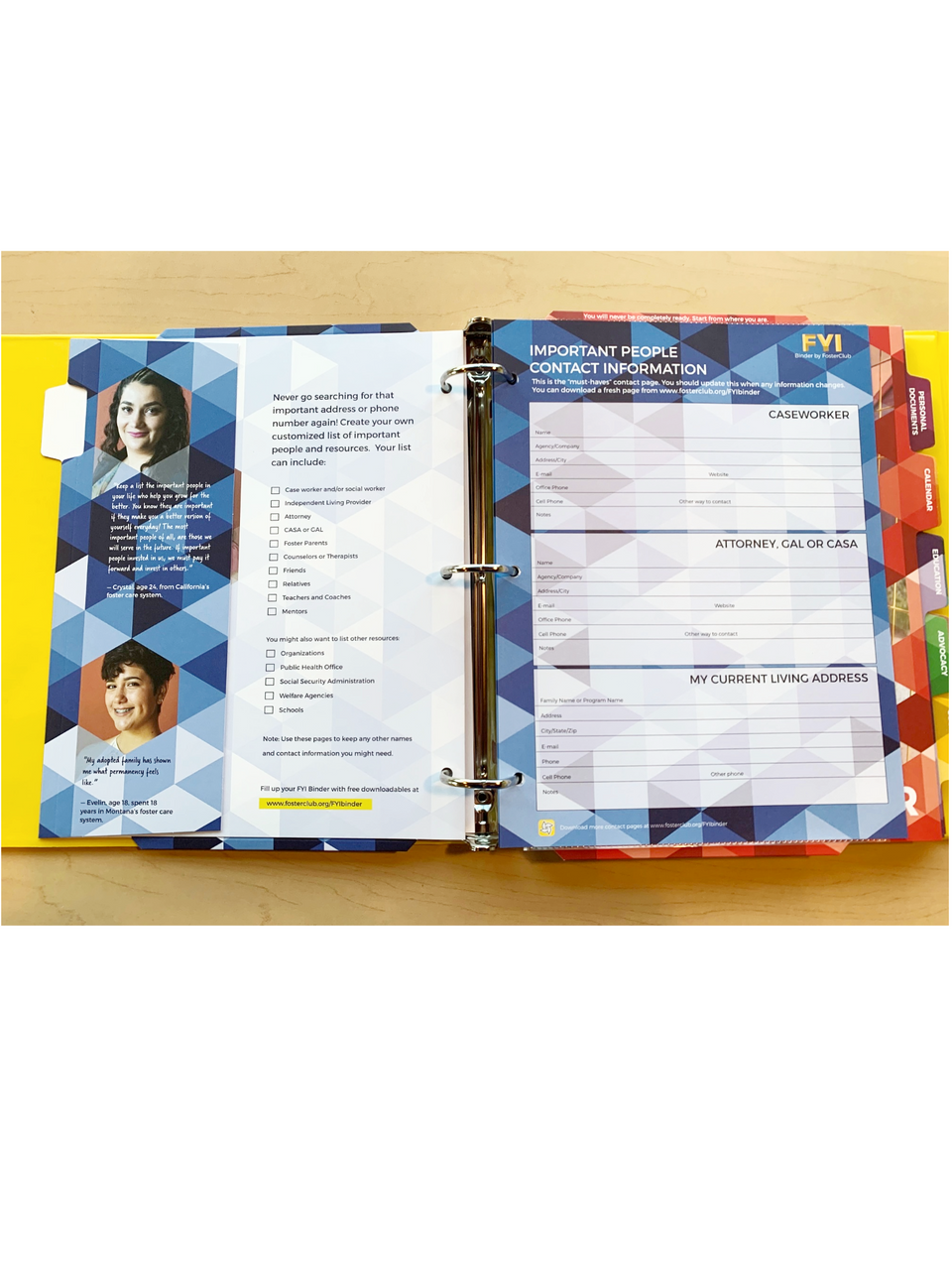 fyi-binder-foster-care-guidance-and-organizational-tools-store-fosterclub for Free Printable Foster Care Binder FYI Binder - Foster Care Guidance and Organizational Tools - Store | FosterClub for Free Printable Foster Care Binder