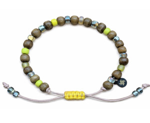 Wood You? Yellow Friendship Bracelet