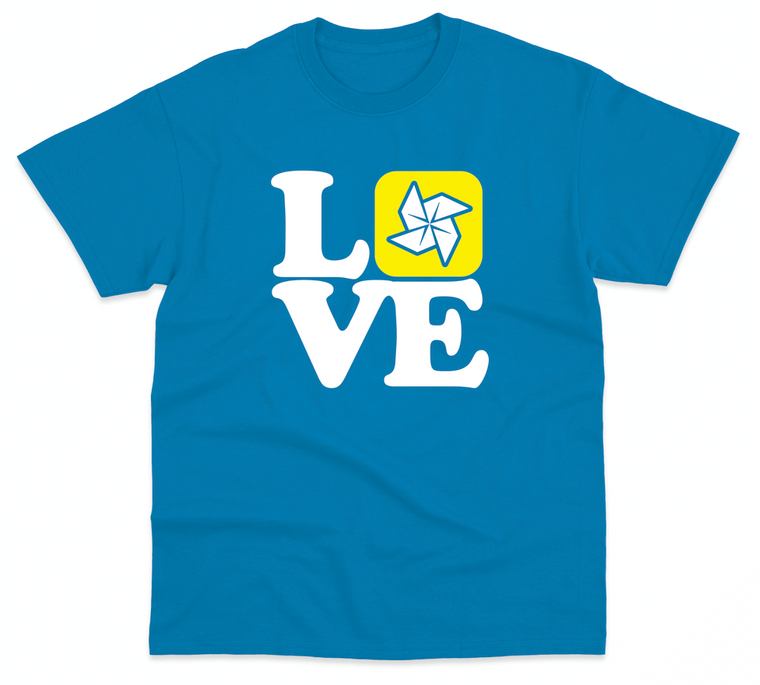 FosterClub LOVE in Blue Tee