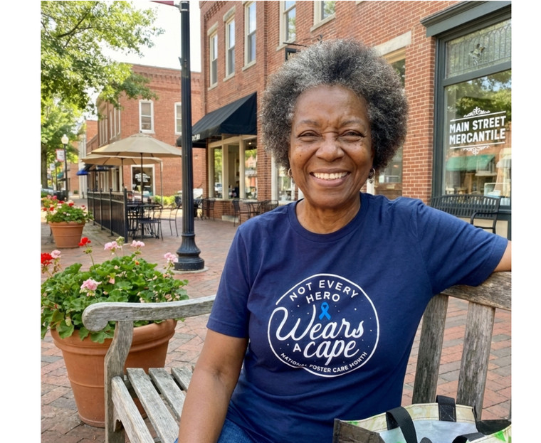 National Foster Care Month Hero Tee