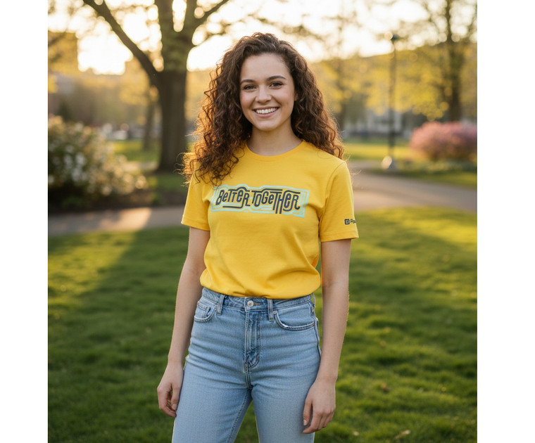 We're Better Together Yellow Tee
