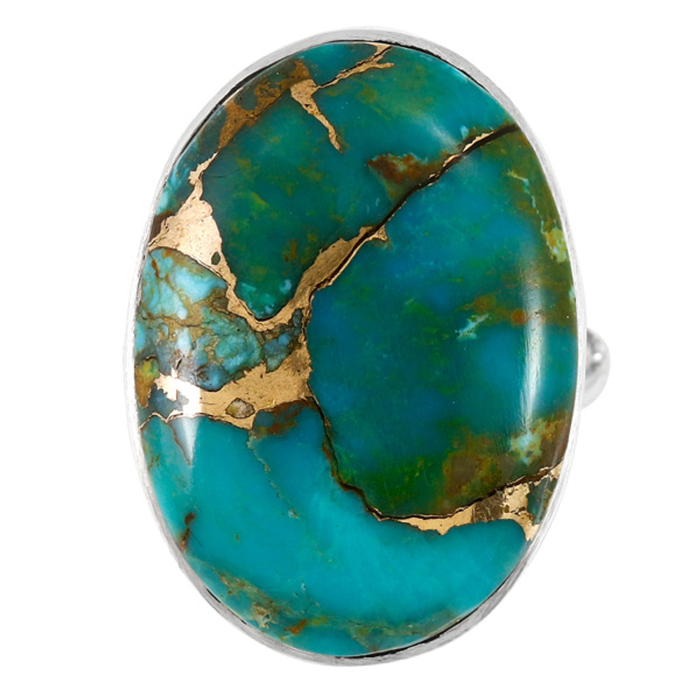 Matrix Turquoise Ring Sterling Silver R2260-C84