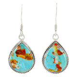 Sprinkles Spiny Turquoise Earrings Sterling Silver E1269-C93