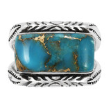 Matrix Turquoise Ring Sterling Silver R2498-C84