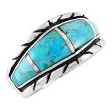 Turquoise Ring Sterling Silver R2534-C05