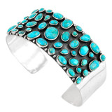 Turquoise Bracelet Sterling Silver B5606-C75