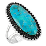 Turquoise Ring Sterling Silver R2592-C75