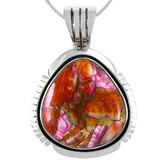 Plum Spiny Pendant Sterling Silver P3334-C92