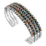 Spiny Turquoise Bracelet Sterling Silver B5625-C89